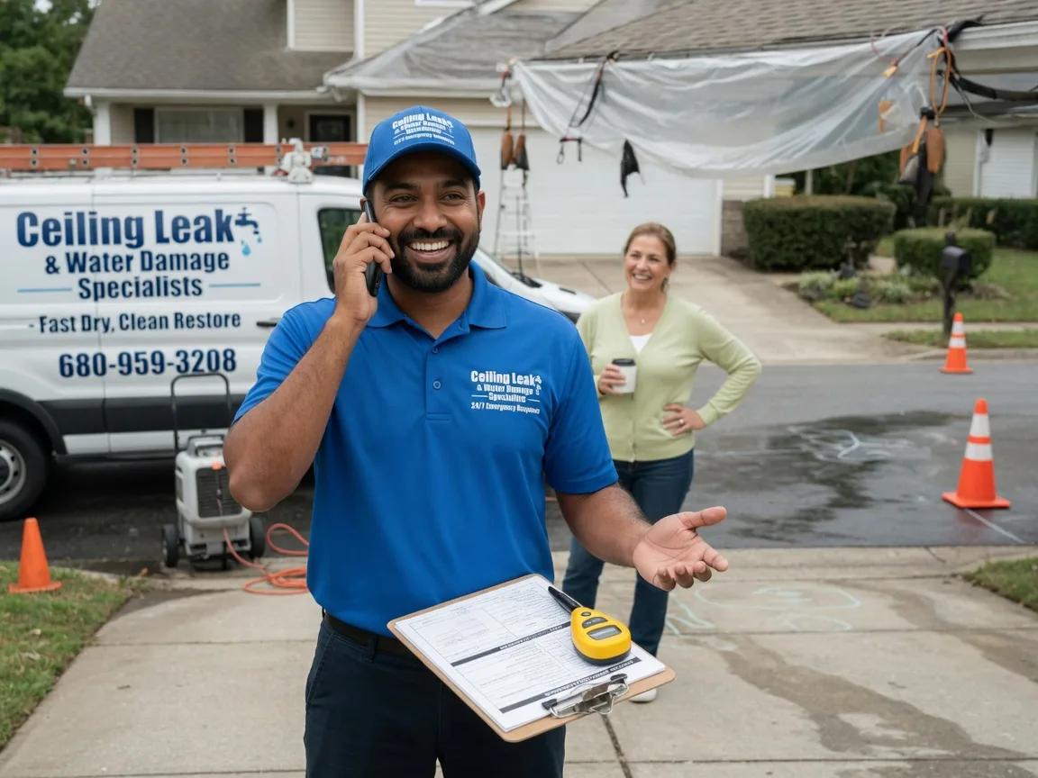 Ceiling Leak Cleanup Sterlington, LA FAQs